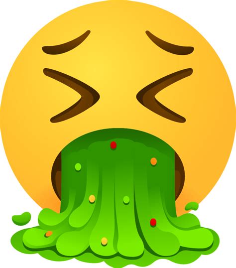 android vomit emoji|throw up emoji no color.